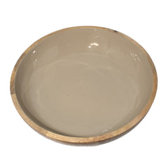 Corinne Salad Bowl 40x40x10cm Light Taupe