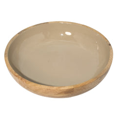 Corinne Salad Bowl 40x40x10cm Light Taupe