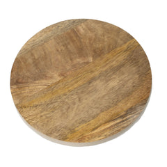 Corinne Round Serving Tray Small 26x26x2cm Light Taupe