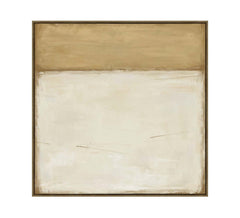 Earthline Framed Canvas 80 x 80 x 4cm Brown & Beige Multi