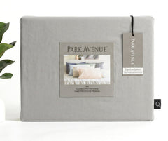 Flannelette Fitted & Pillowcase Set Ash - No Flat Sheet