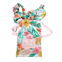 Fleur Darling Eyemask Scrunchie and Headband Pamper Pack Pink & Yellow Floral Multi