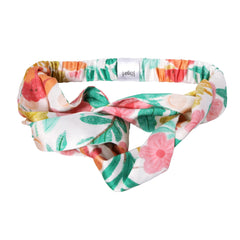 Fleur Darling Eyemask Scrunchie and Headband Pamper Pack Pink & Yellow Floral Multi