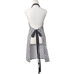 Floral Sonata Apron Charcoal