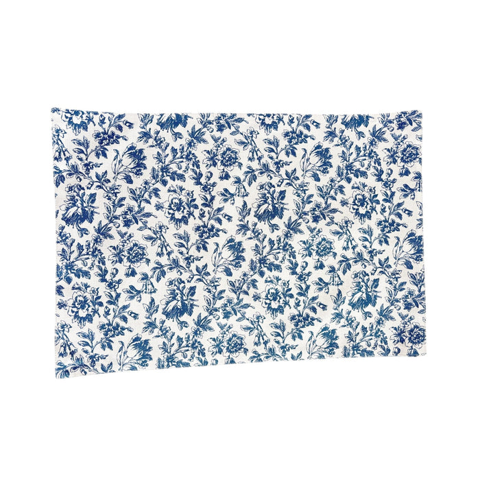 Floral Sonata Reversible Placemats Set of 4 33x48cm Blue