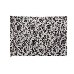 Floral Sonata Reversible Placemats Set of 4 33x48cm Charcoal