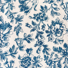 Floral Sonata Reversible Runner 40x180cm Blue
