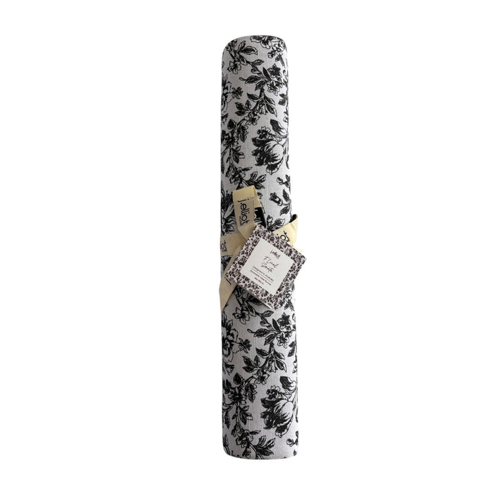 Floral Sonata Reversible Runner 40x180cm Charcoal