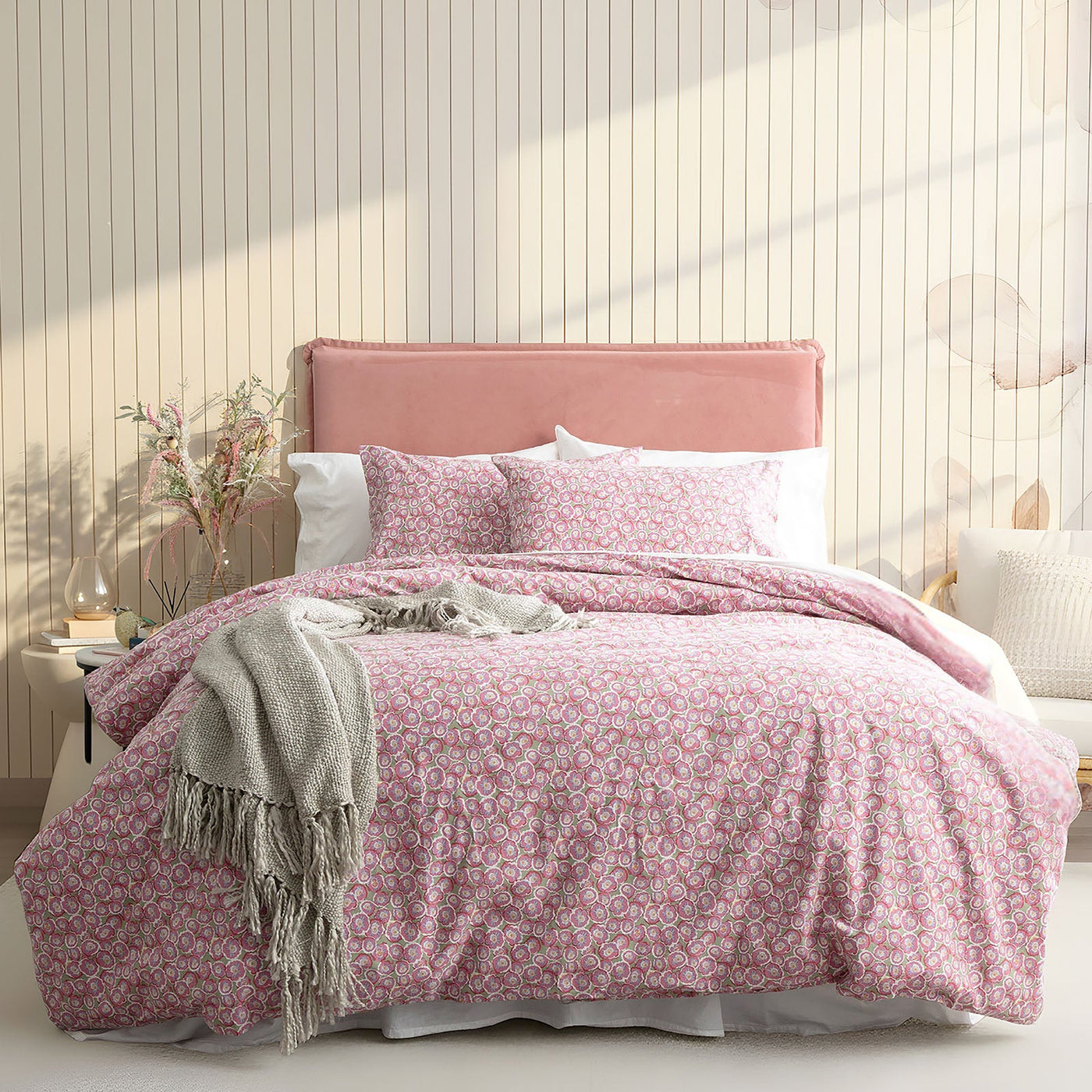 Flannelette Quilt Cover Set Egyptian Cotton Ditty