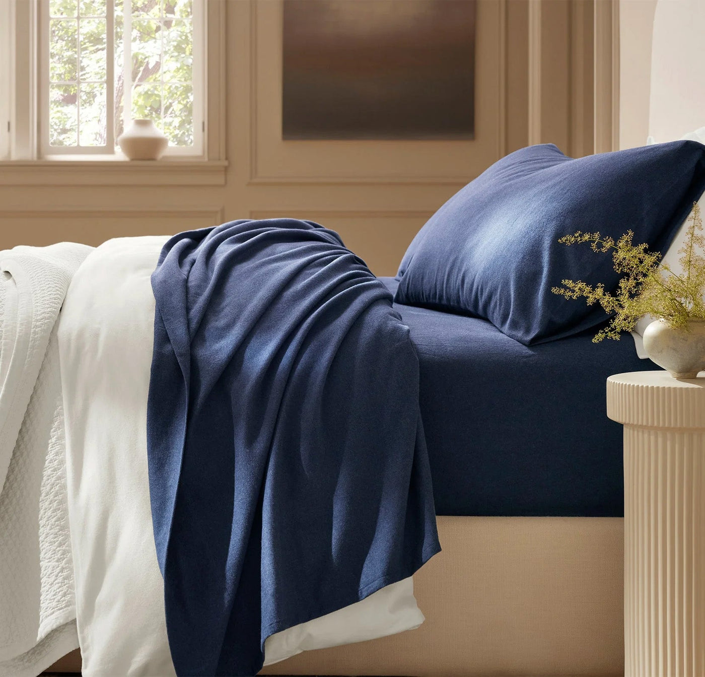 Flannelette Sheets Egyptian Cotton Ink