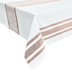 Kaileb Tablecloth 150 x 250 cm Cocoa & Ivory