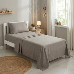 Kids Bamboo Cotton sheets 500 TC set Pewter