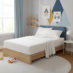 Kids Egyptian Cotton Sheet Set White