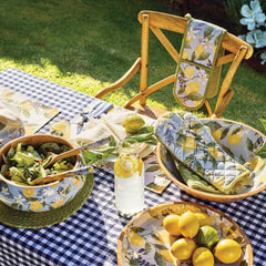 Ginny Rectangle Tablecloth 150x300cm Navy