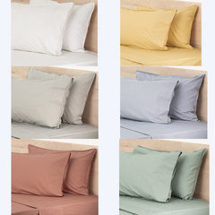 Sheet Set Helena Stone washed Redwood