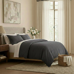 Washed Linen Cotton Quilt Cover Set Magnet