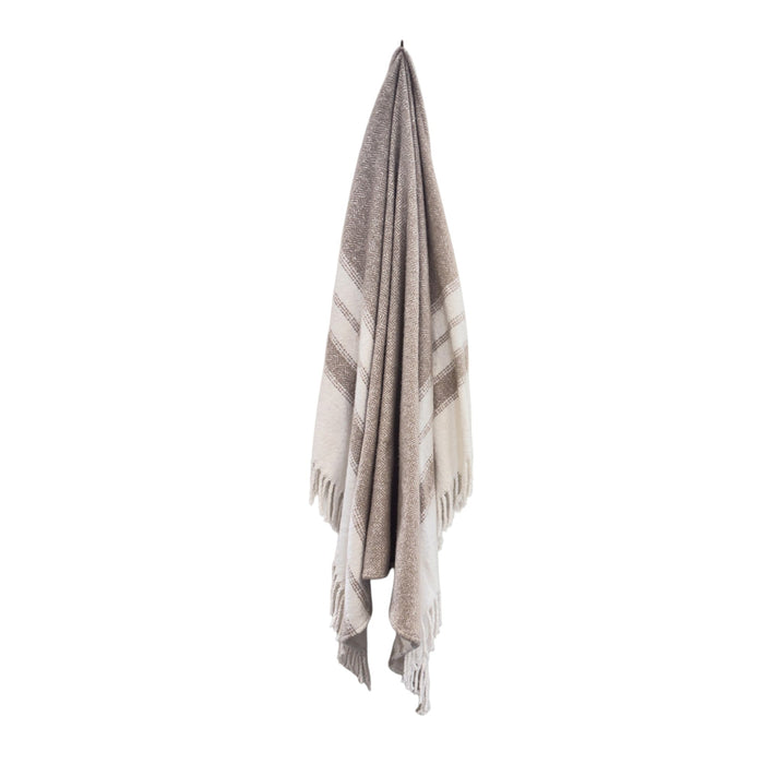 Marai Woven Throw 130 x 170cm Sand Multi