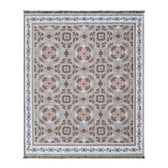 Marley Throw Rug 160x200cm Green Mist Multi