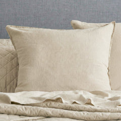 Washed Linen Cotton Quilt Cover Set Natural