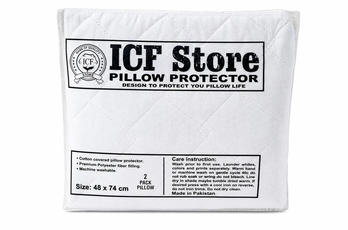 Pure Cotton Standard Pillowcase Pair (White)