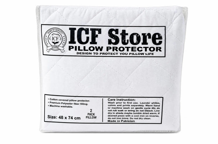 Pure Cotton Standard Pillowcase Pair (White)
