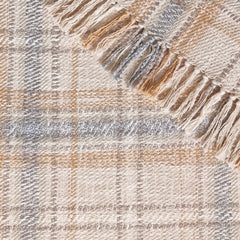 Rhiannon Throw 130 x 160 cm Grey Beige Multi