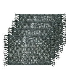 Rowan Jute Placemat 4 pack 33x48cm Evergreen
