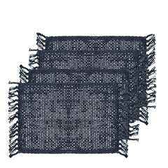Rowan Jute Placemat 4 pack 33 x 48cm Navy