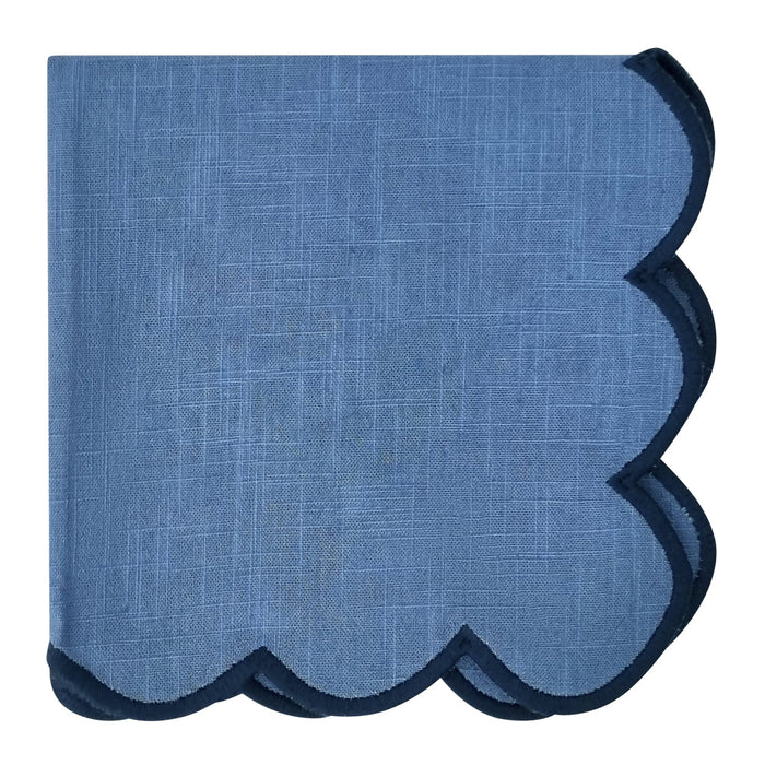 Sally Napkin 4pk - 45 x 45 cm Dusty Blue
