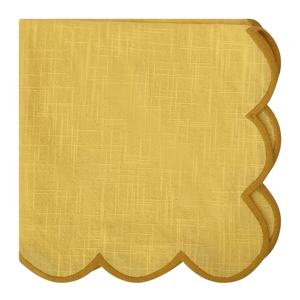 Sally Napkin 4pk - 45 x 45 cm Yellow