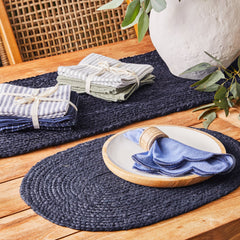 Sally Napkin 4pk - 45 x 45 cm Dusty Blue