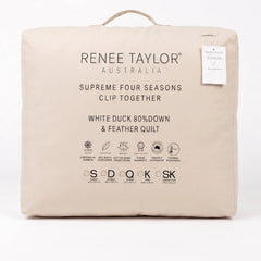 All-Season Goose Down & Feather Quilt