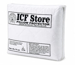 Pure Cotton Standard Pillowcase Pair (White)