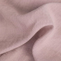Washed Linen Cotton Quilt Cover Set Woodrose