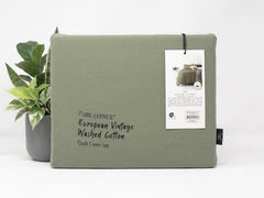 Kids Vintage Washed Quilt Cover Set Fern